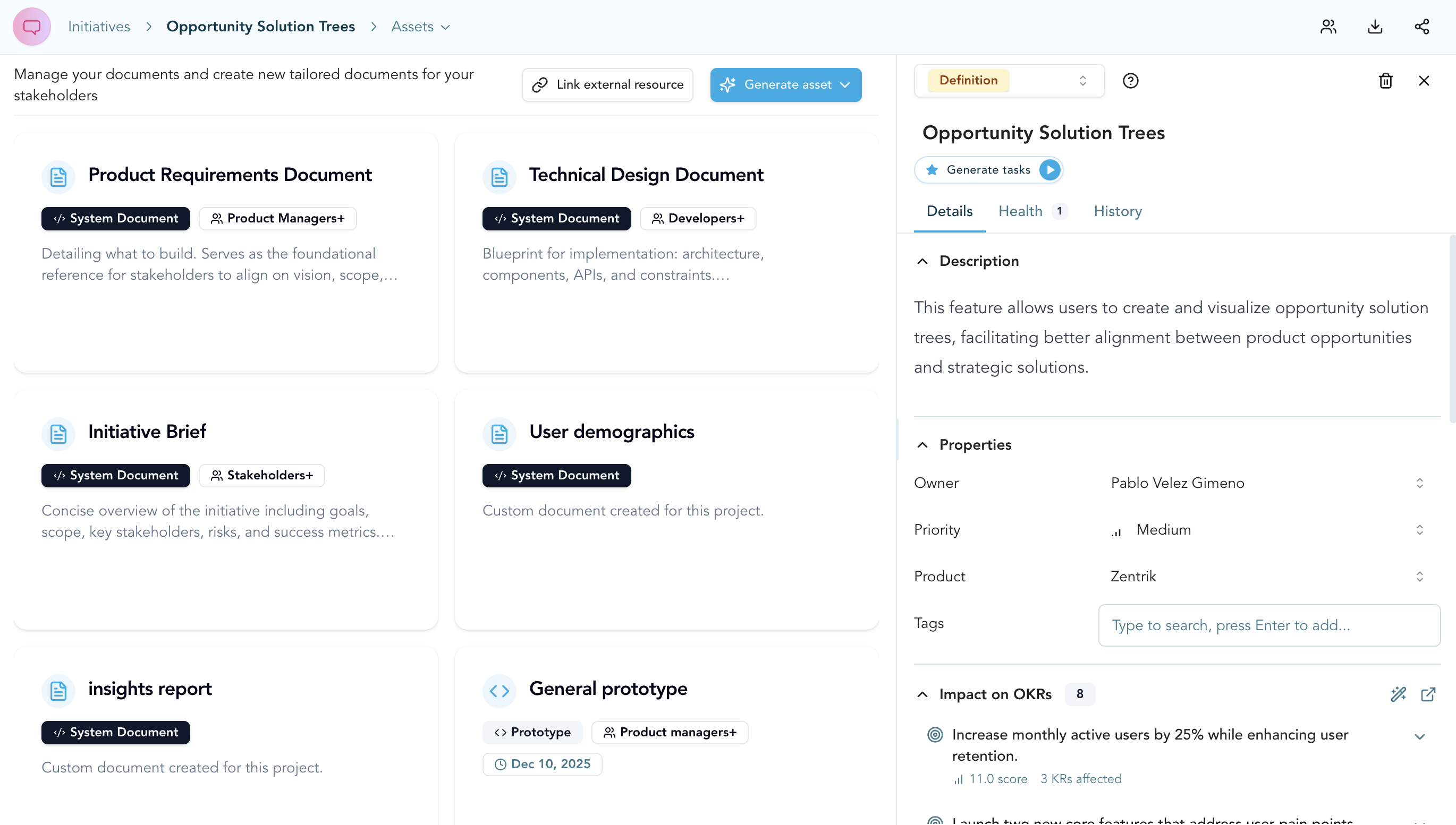 Generate PRDs, Specs, and Briefs Instantly