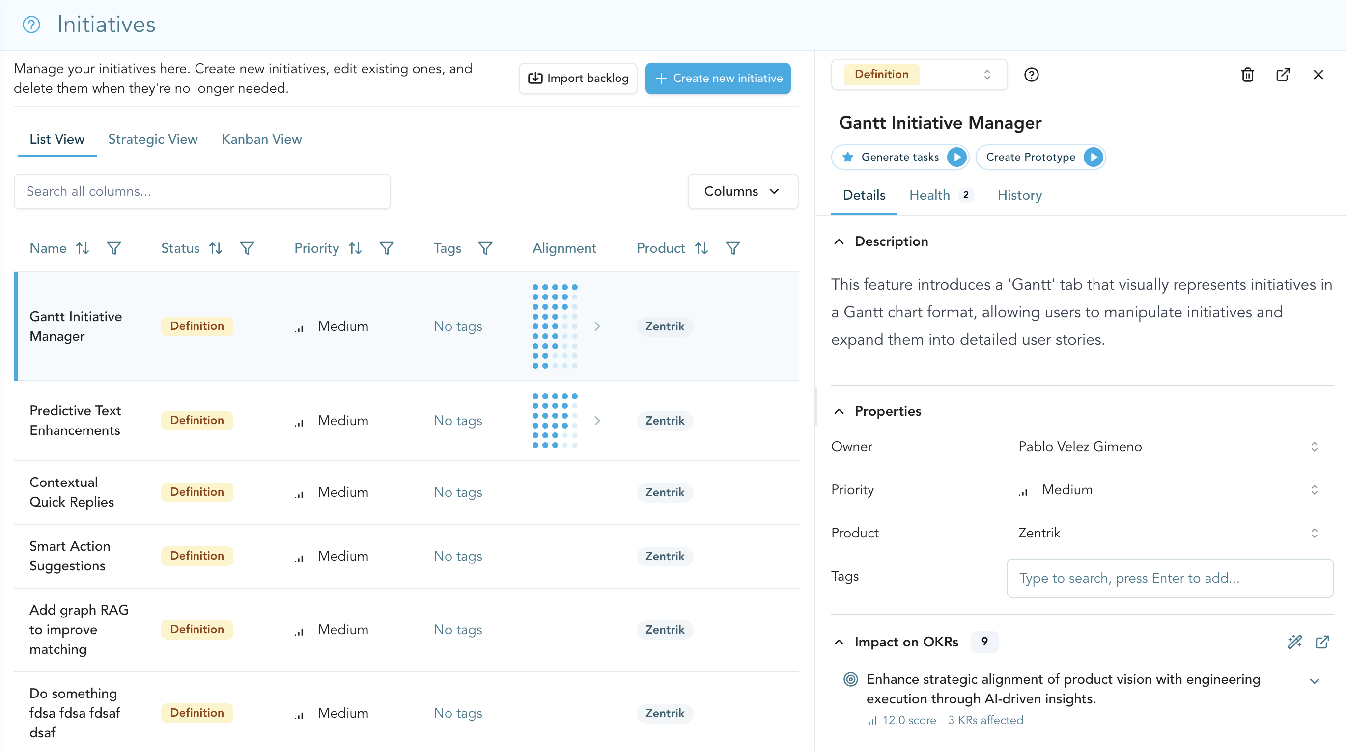 Structure Ideas into Product Bets