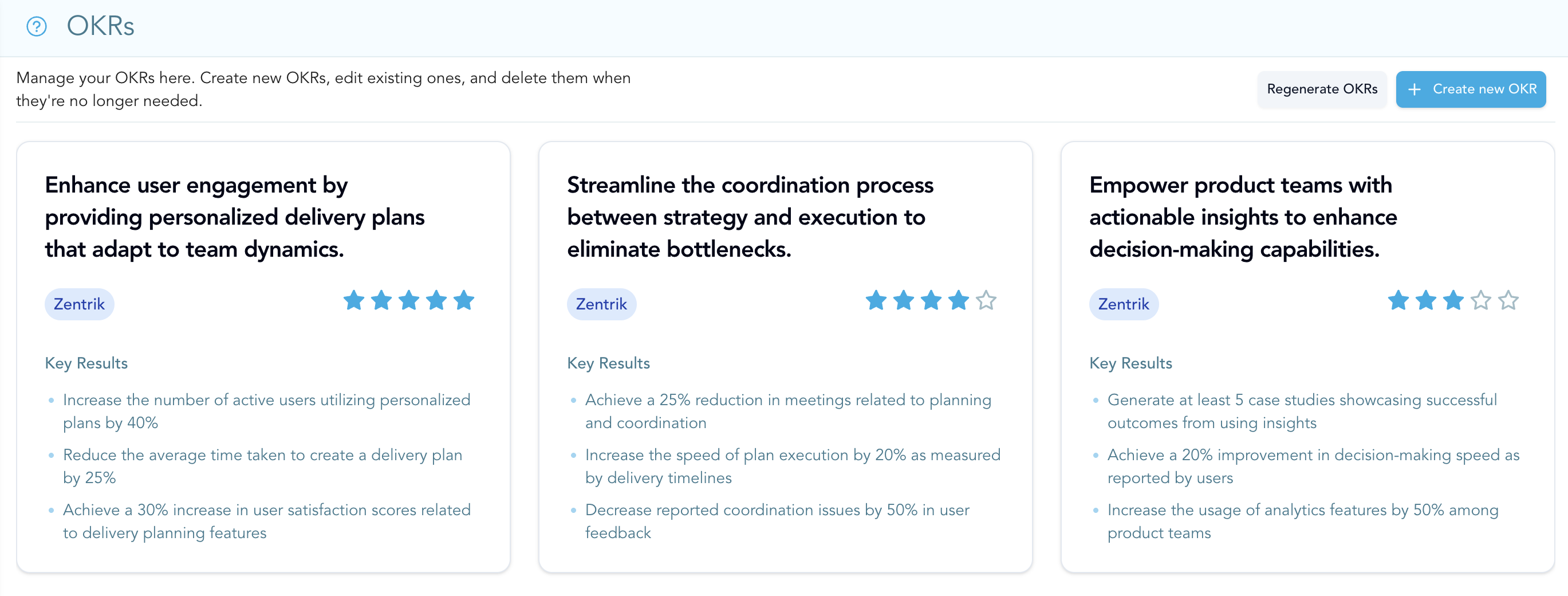 OKR-Centered Prioritization