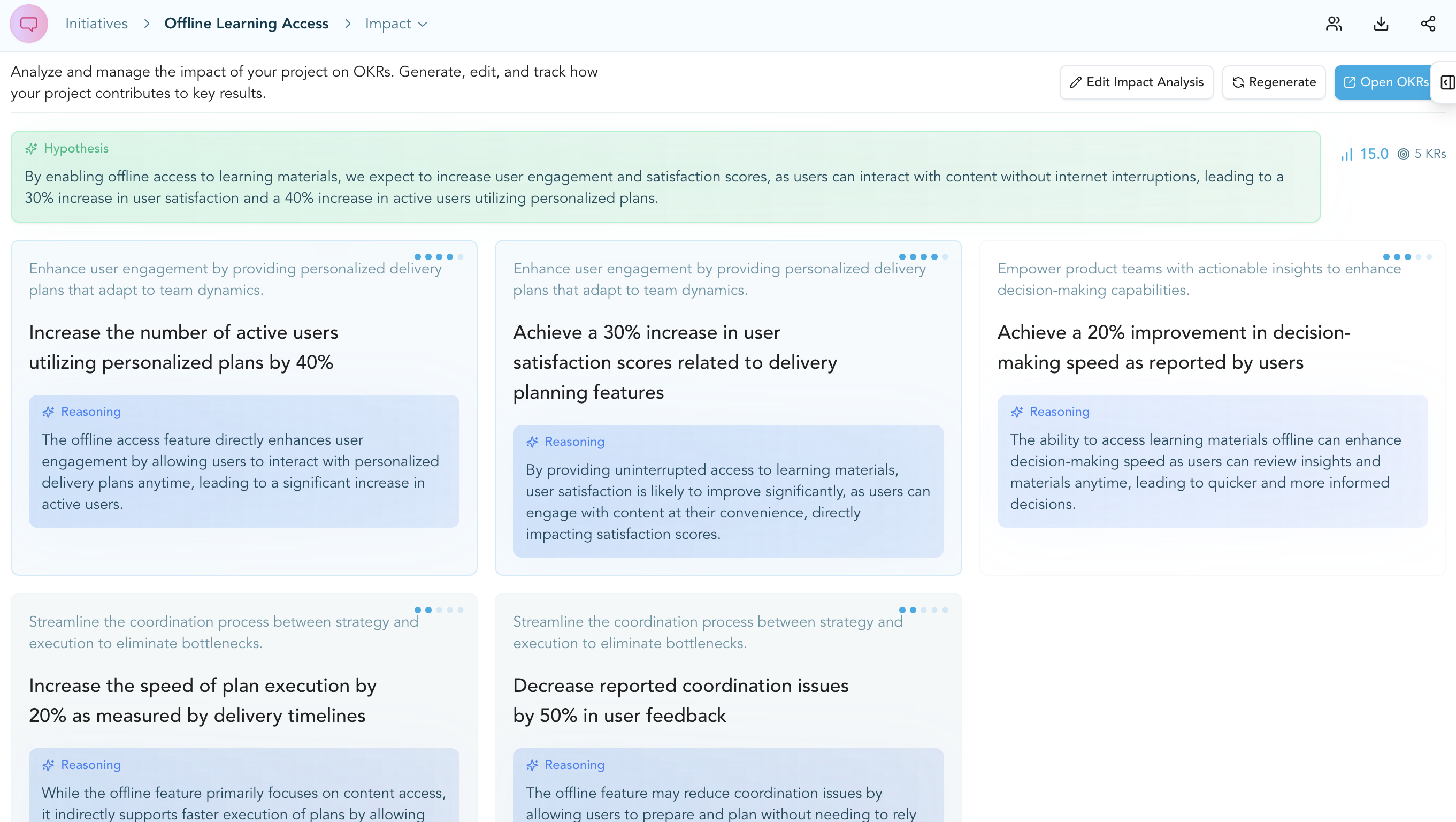Score and Rank What to Build Next